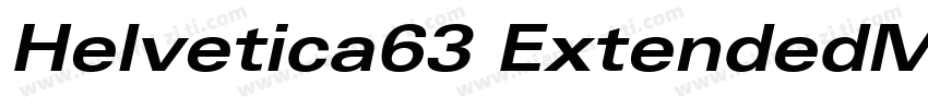 Helvetica63 ExtendedMedium字体转换